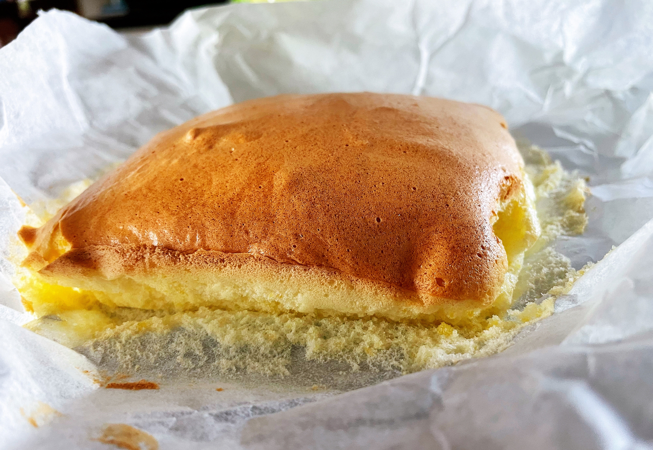 减脂期甜品4——无油无糖无面粉的超低卡魔芋蛋糕