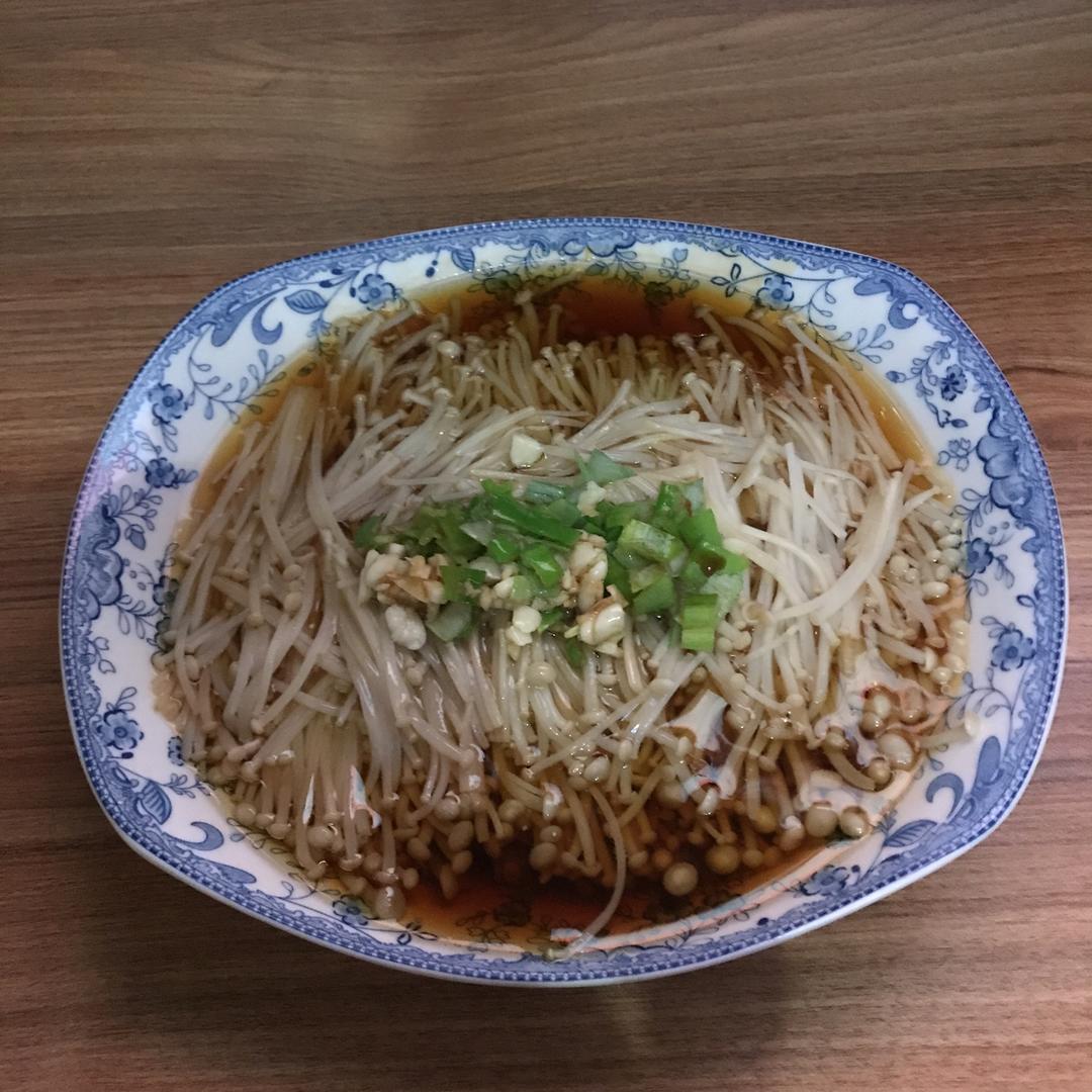 油泼金针菇