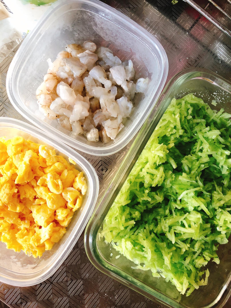 黄瓜虾仁饺子