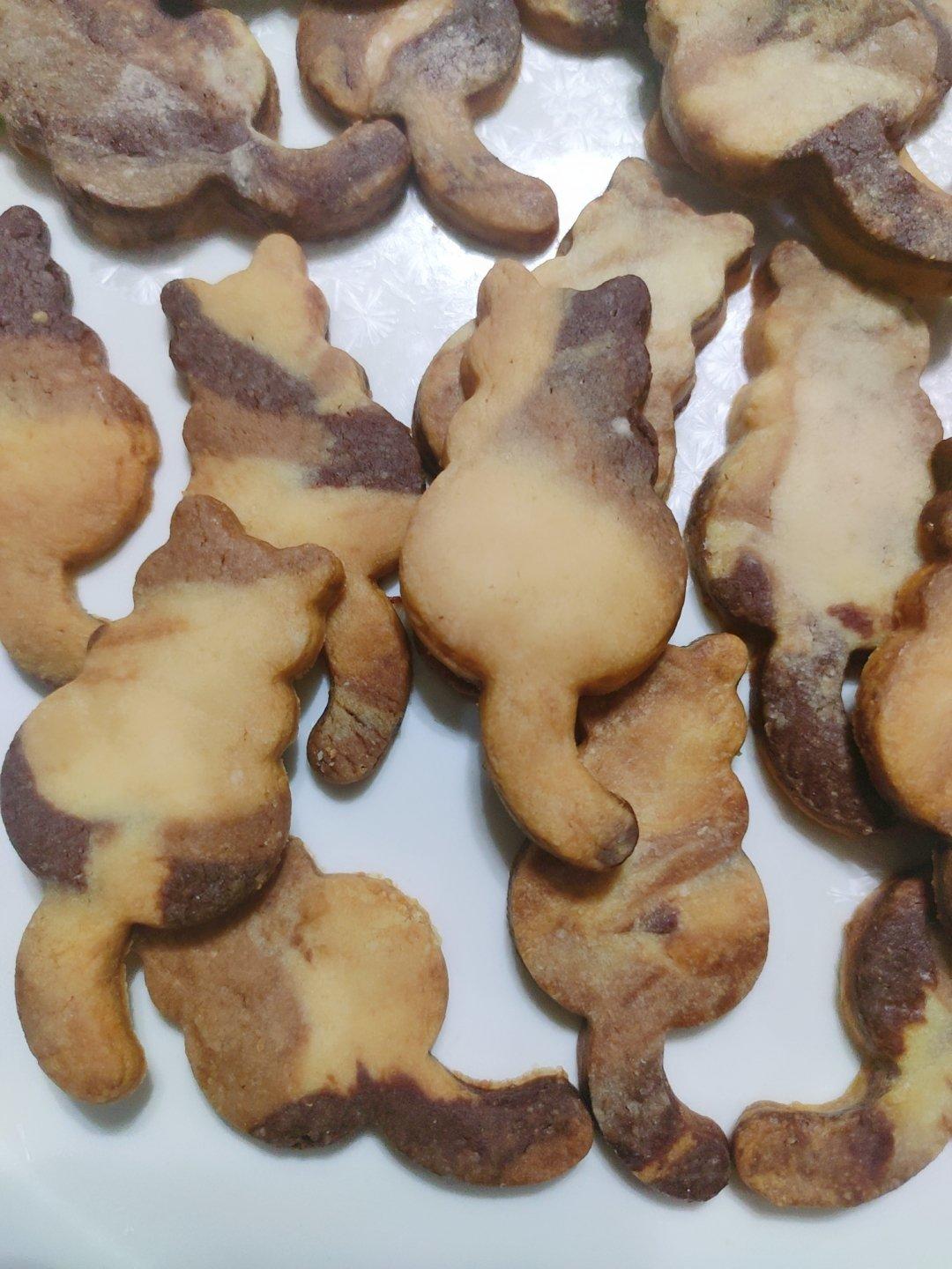 激萌三花猫饼干