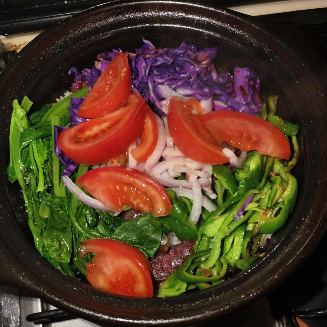 广式香肠煲仔饭（零失败）