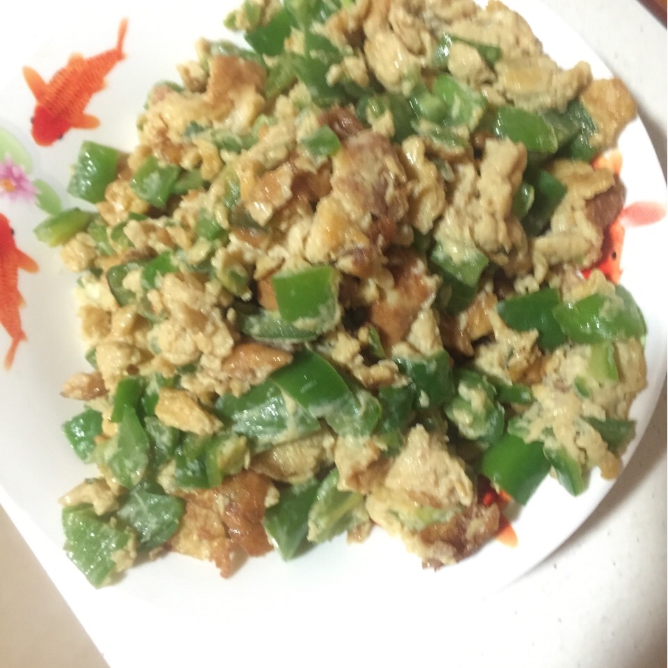 青椒炒蛋