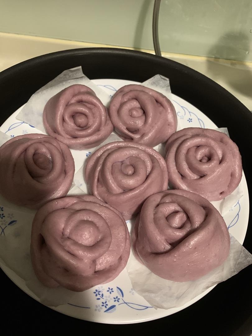 玫瑰花馒头