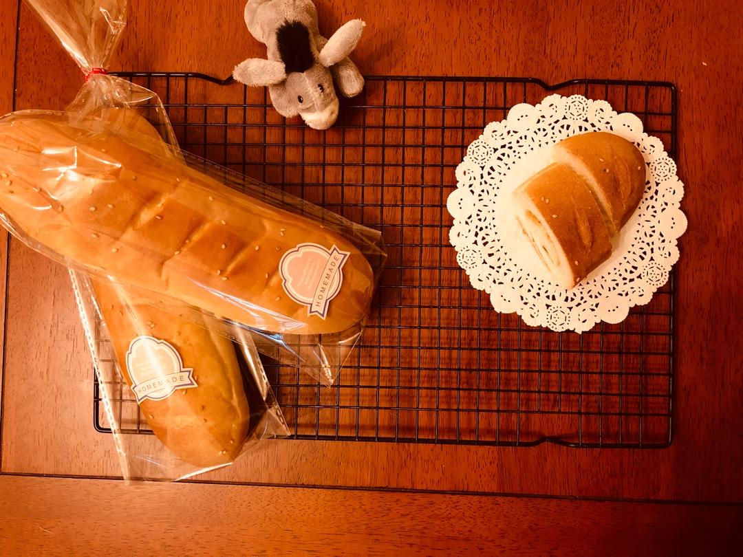 香肠（培根）芝士面包-老面版