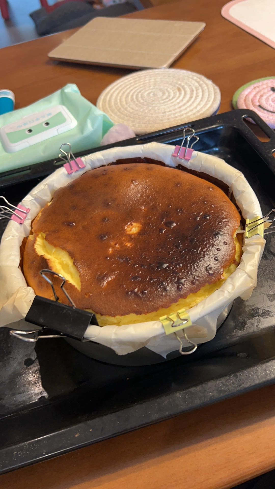 【0294】巴斯克式榴莲乳酪蛋糕（免机器版） <302小厨房>