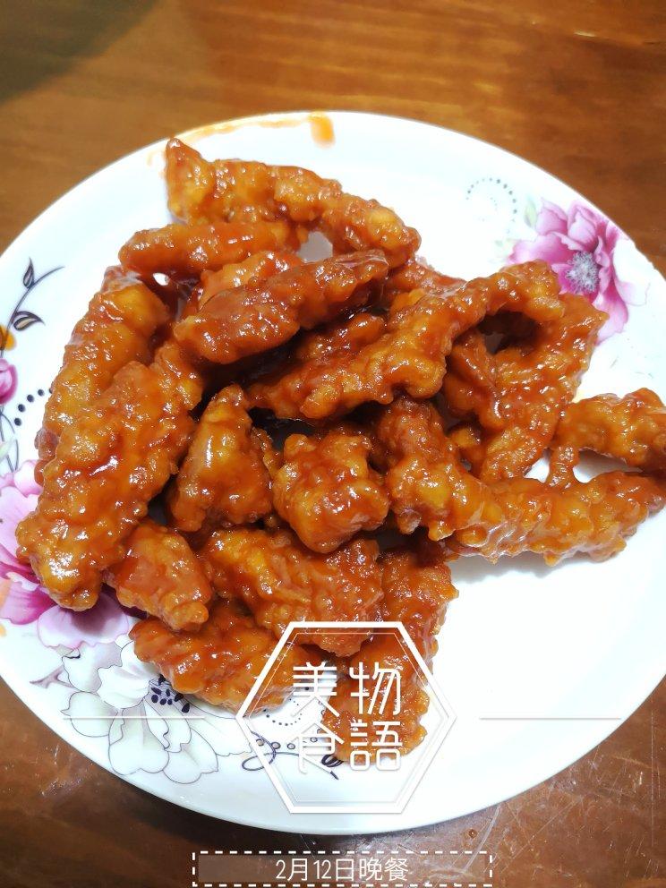 酸甜可口的糖醋里脊(鸡胸肉版)