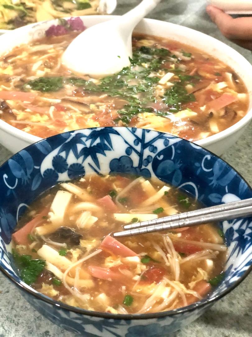 10分钟就能搞定的低脂酸辣汤❗好喝又开胃
