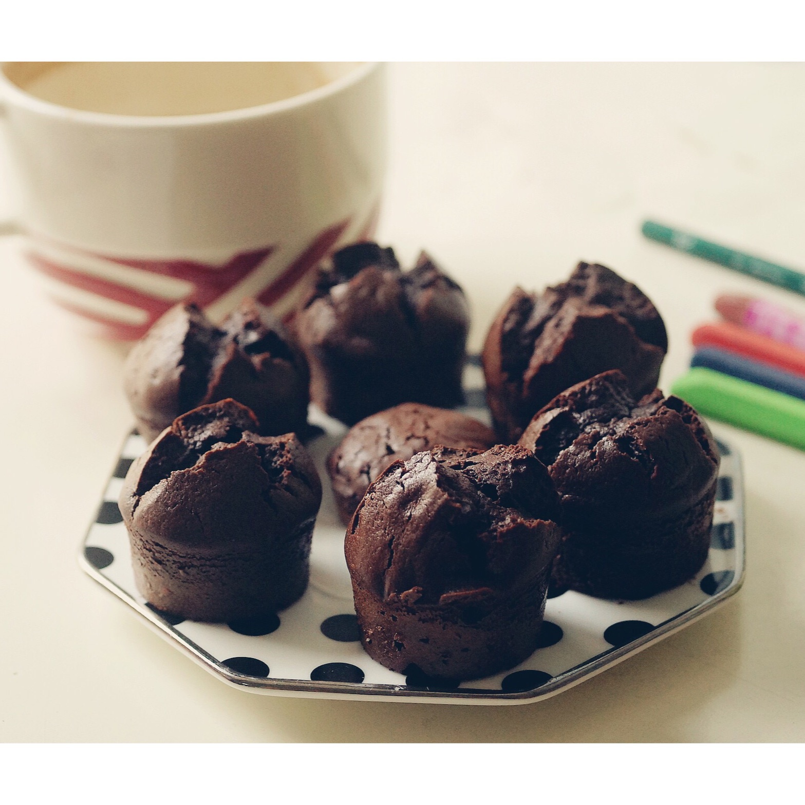 布朗尼杯子蛋糕