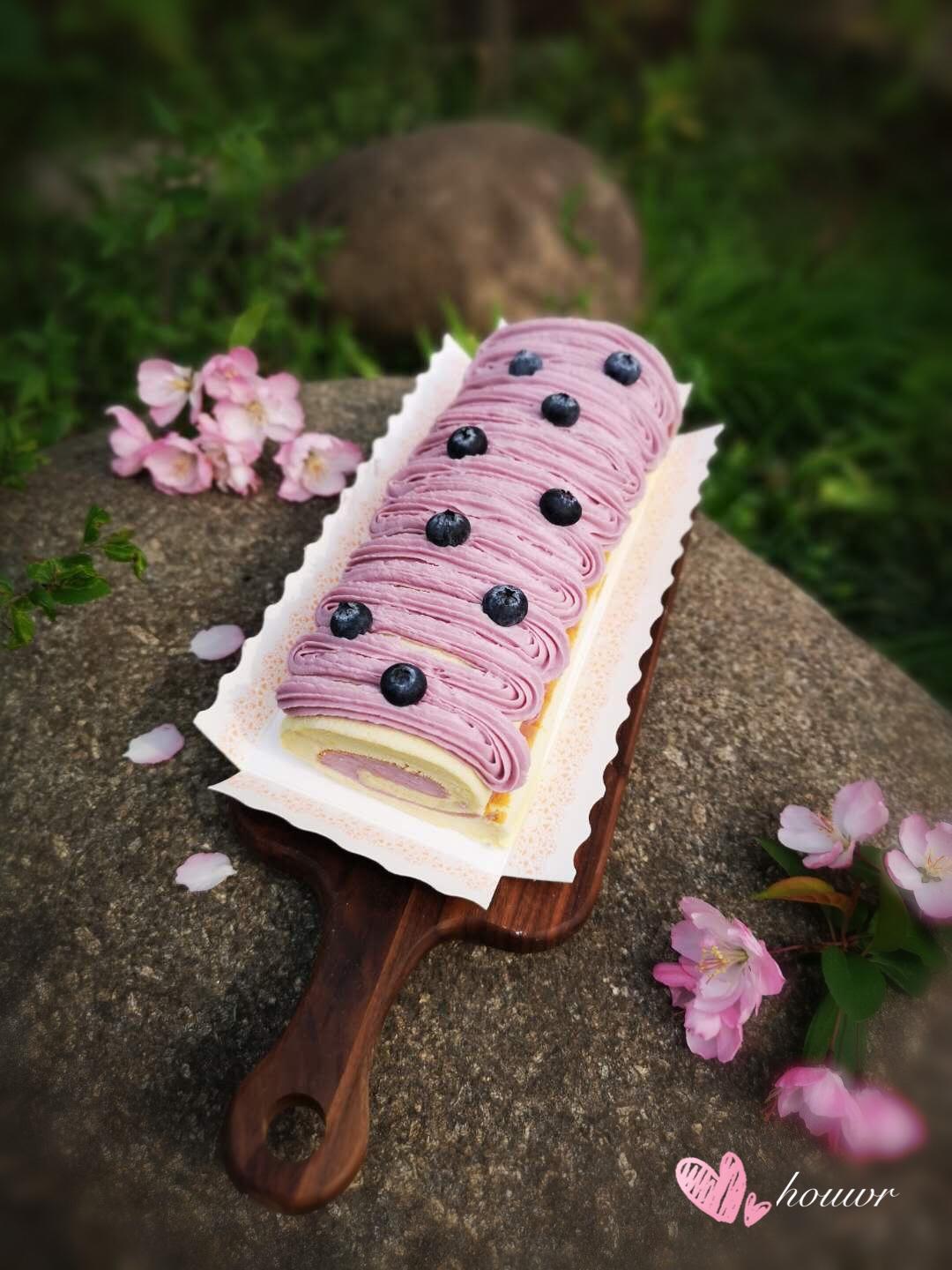 奶油芋泥蛋糕卷