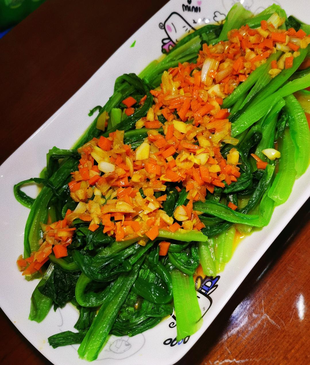 蒜蓉油麦菜的做法