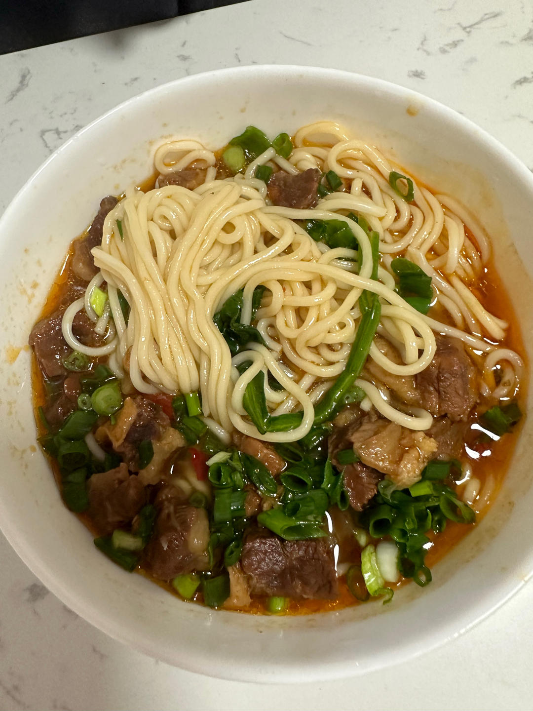 超级好吃的红烧牛腩面