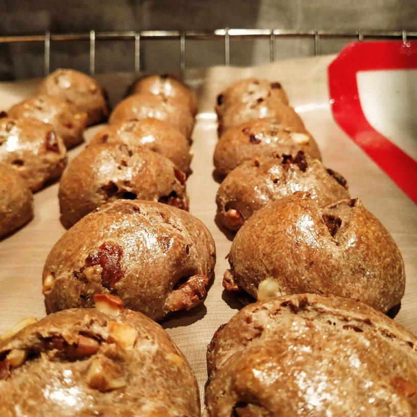 黑啤蔓越莓核桃软欧丨健康·烘焙