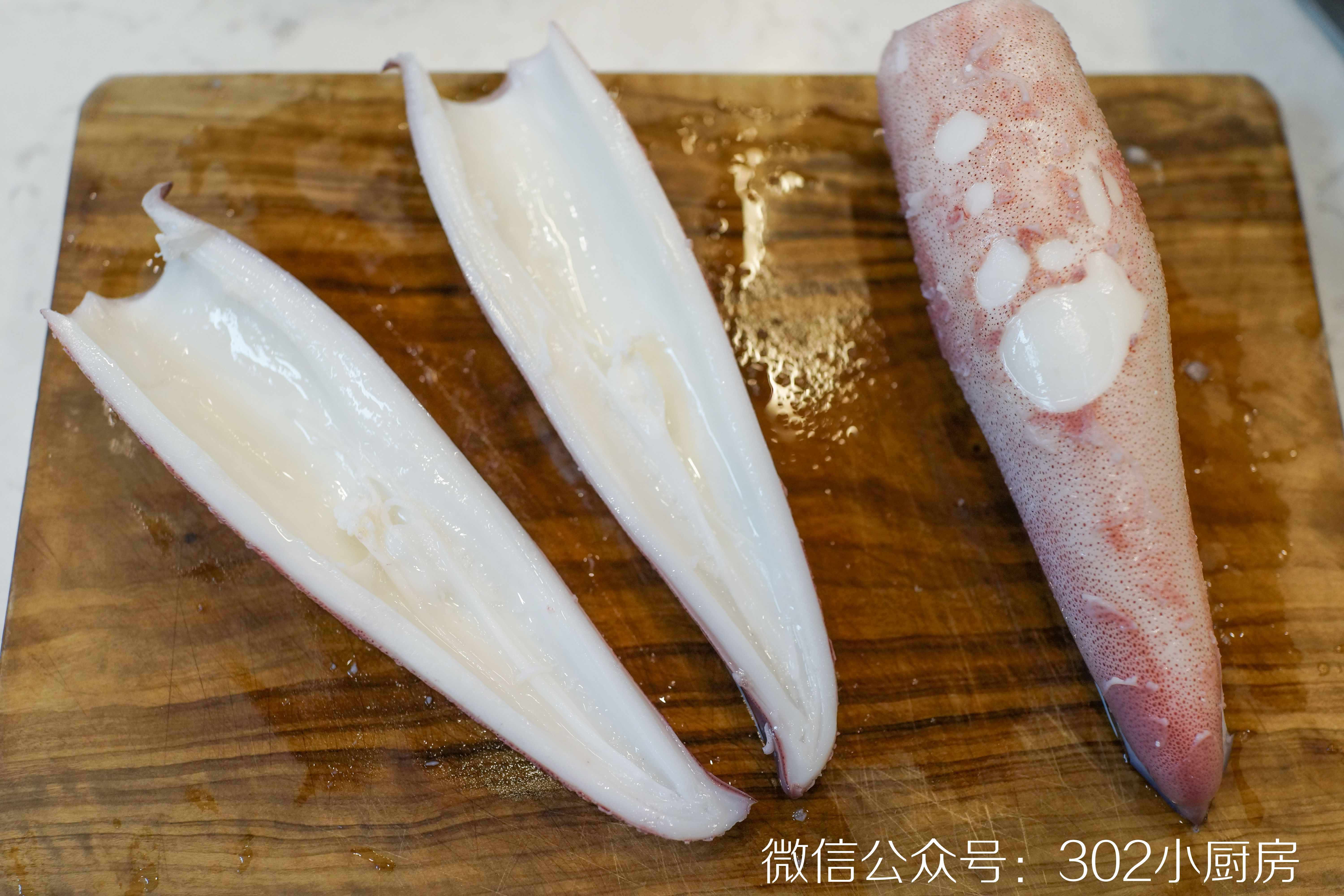白灼鱿鱼（含小青柑料汁做法）<302小厨房>的做法 步骤12