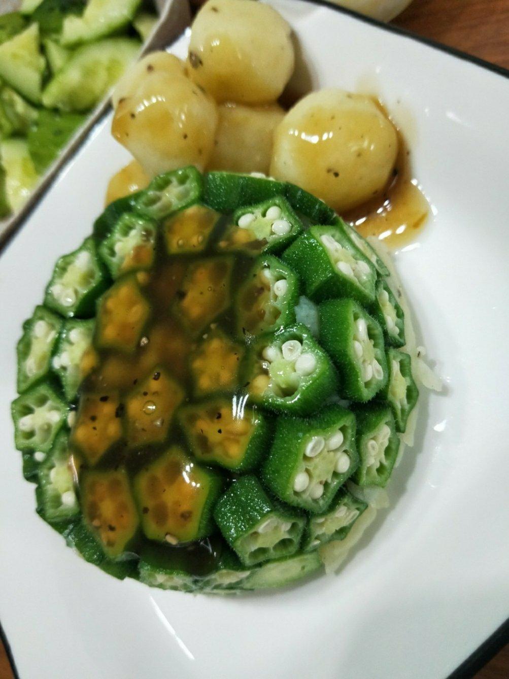 【发现幸福的味道】土豆秋葵碗