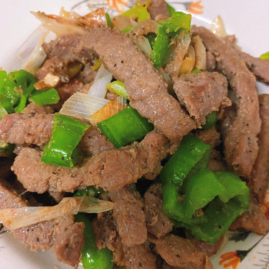 杭椒牛柳黑椒牛柳 终于找到炒出嫩牛肉的办法了 肉片肉丝都适用