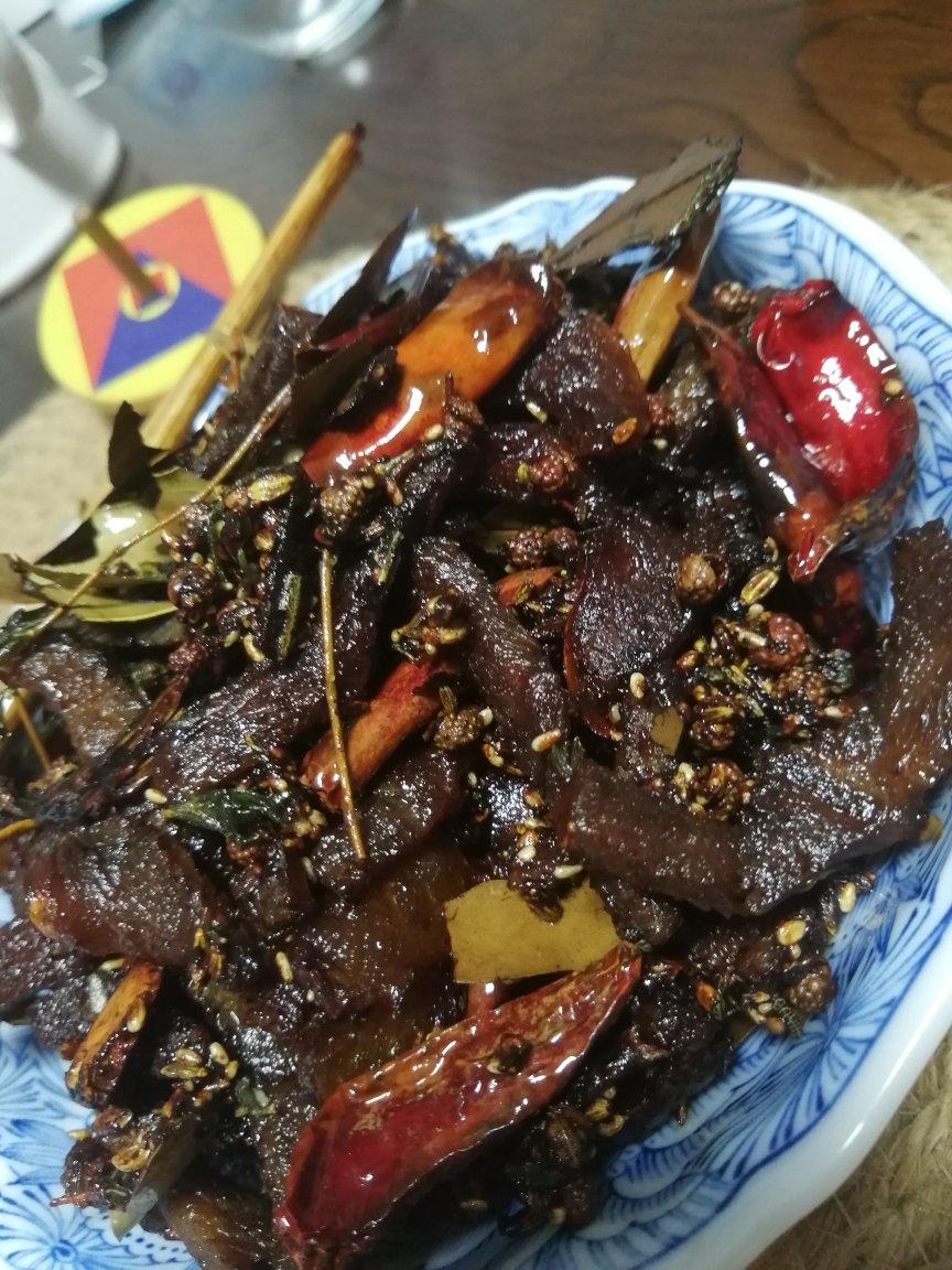 香辣牛肉干