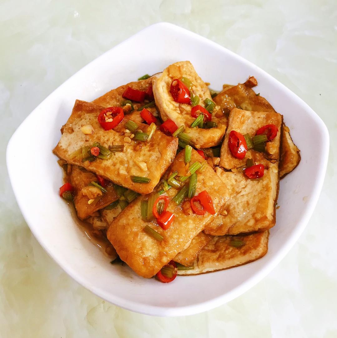 闲淡人生做的香煎豆腐块