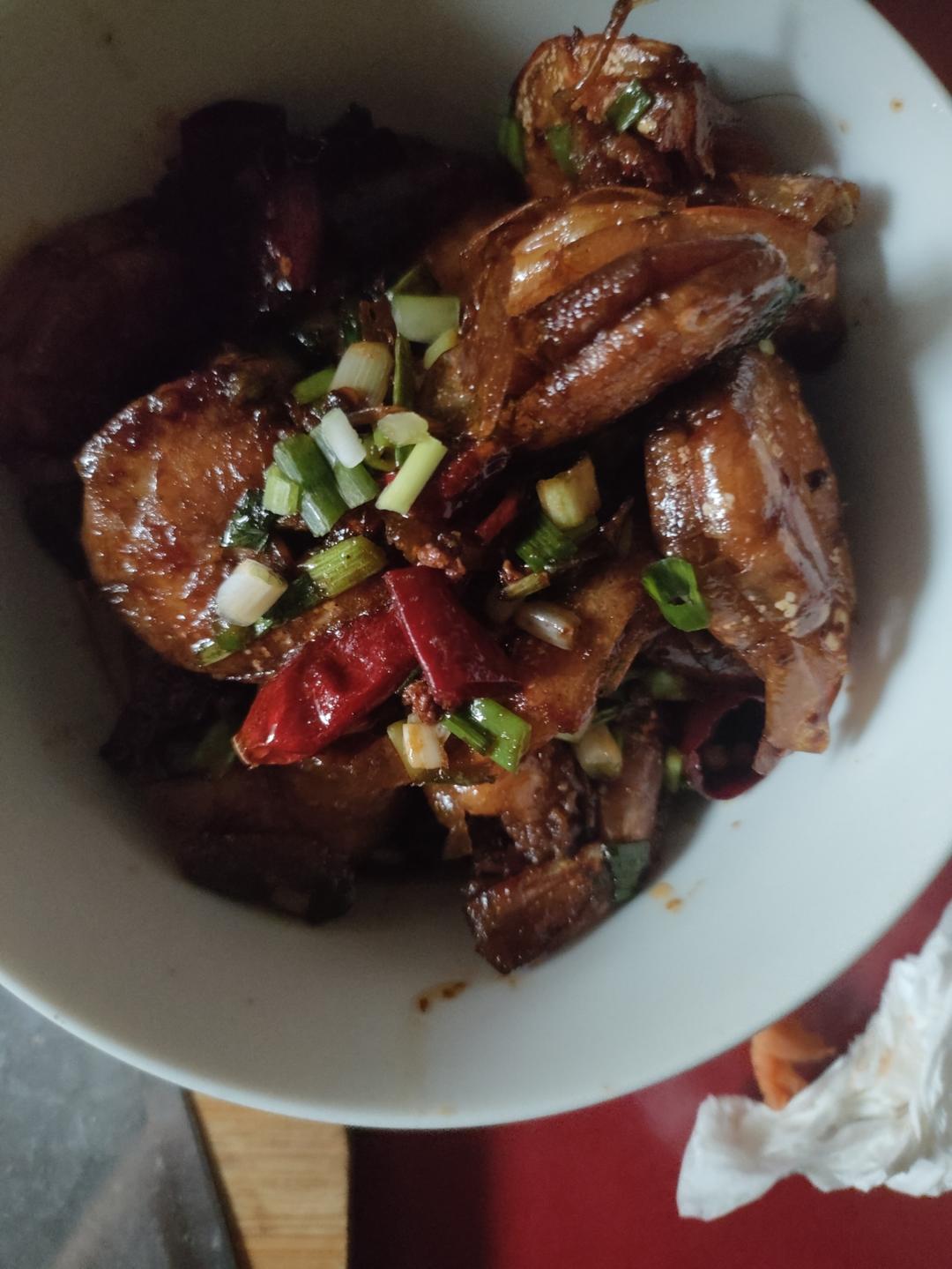 家庭版油焖大虾