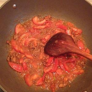 番茄西葫芦粉条肉丝的做法 步骤5