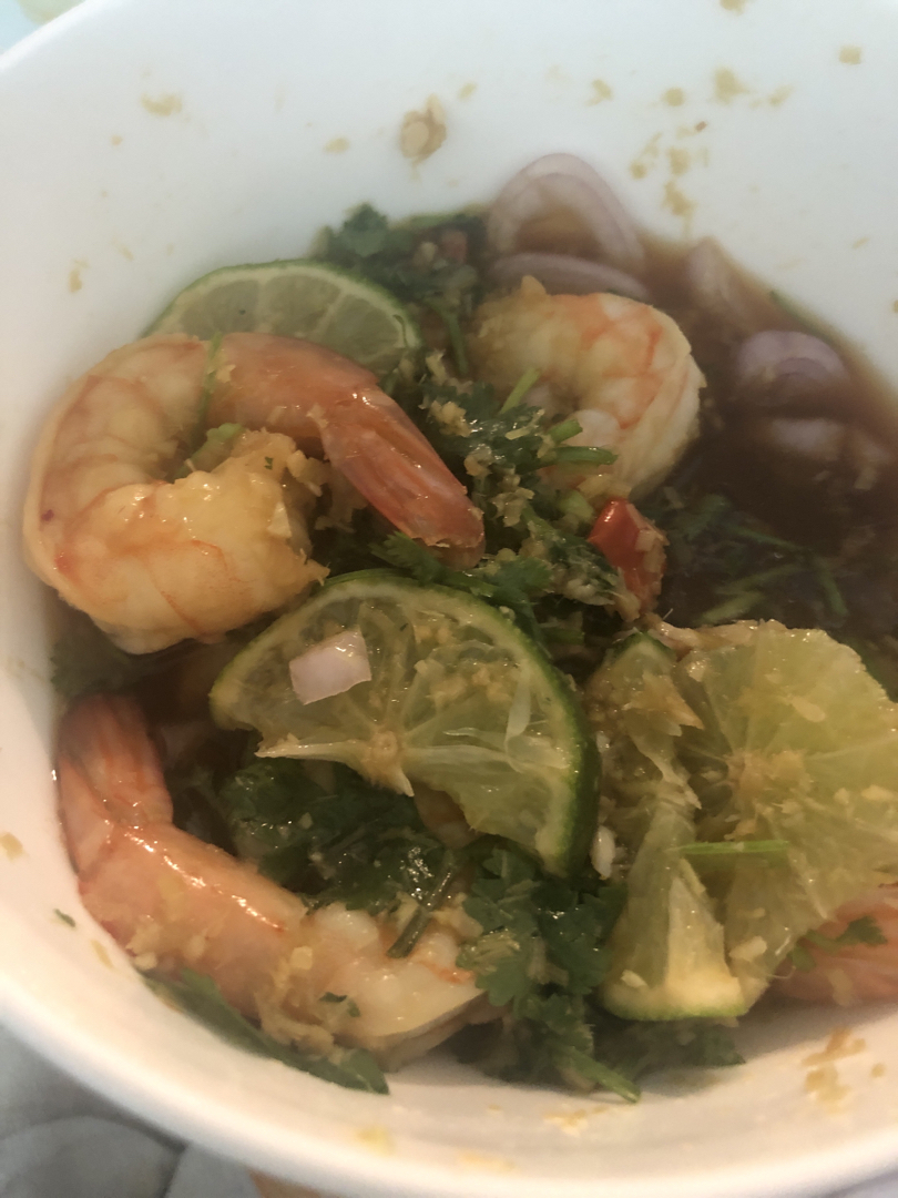 泰式青柠香茅浸虾 | Thai Lemongrass Flavored Shrimp