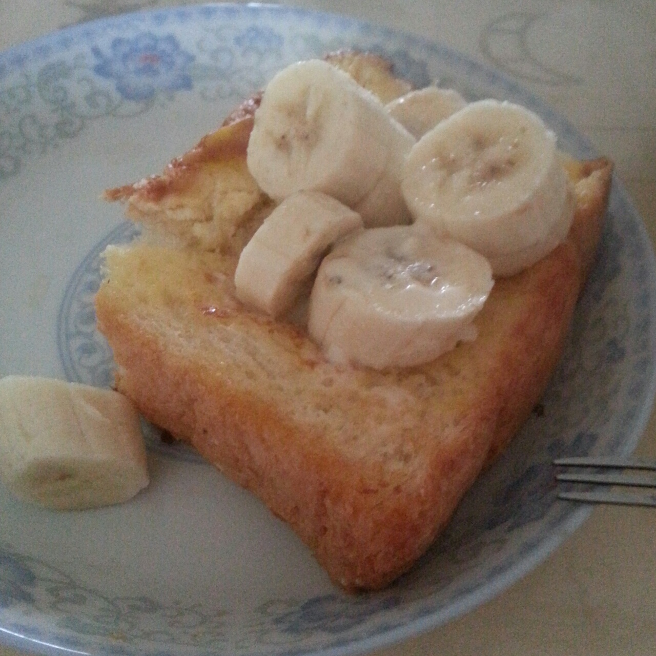 法式吐司配焦糖香蕉