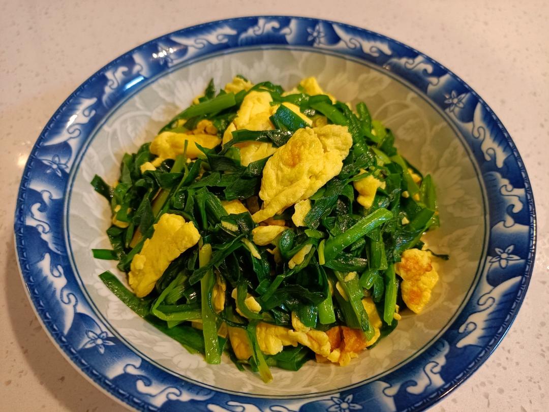 韭菜炒鸡蛋——三分钟快手下饭菜 掌握火候的秘诀