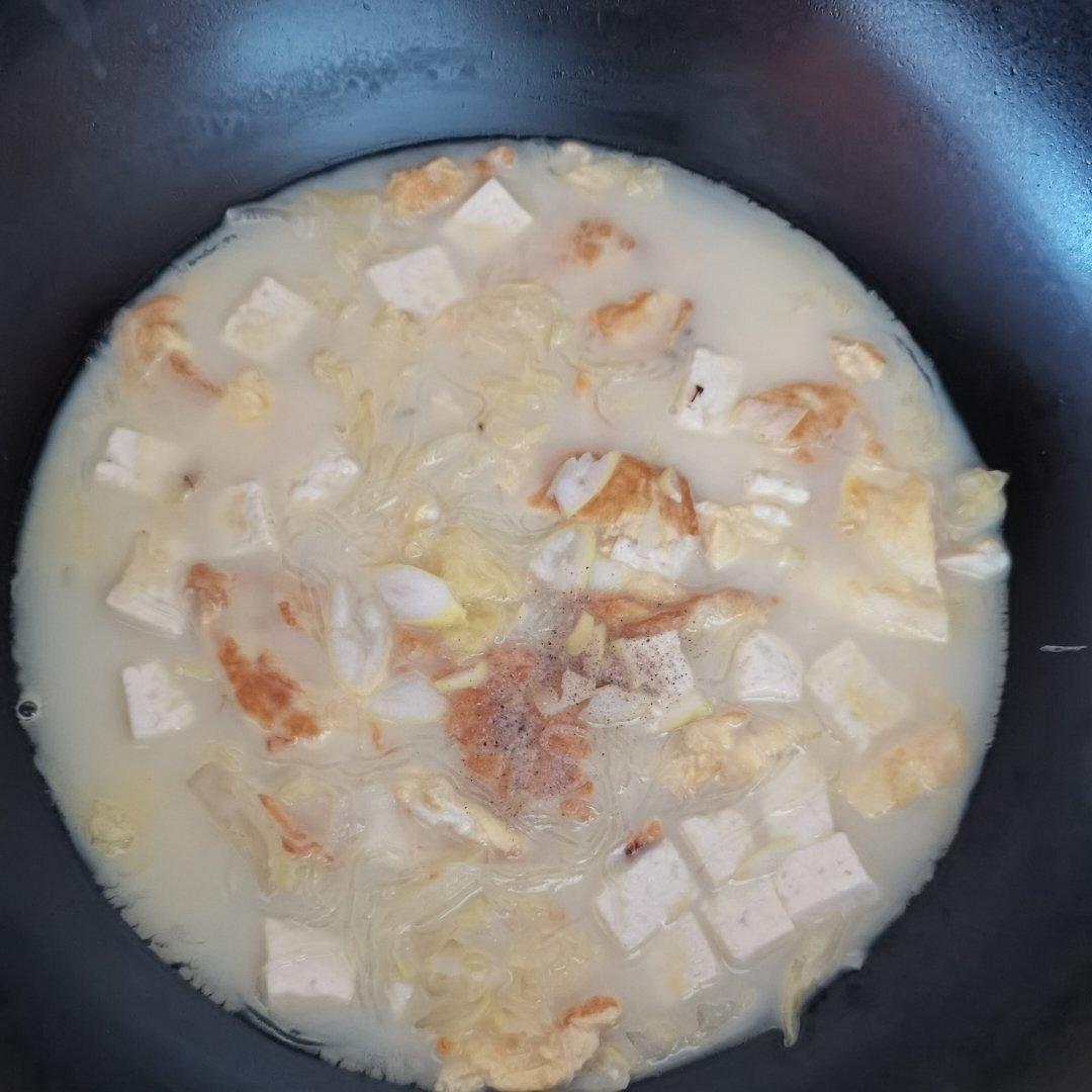 白菜豆腐汤