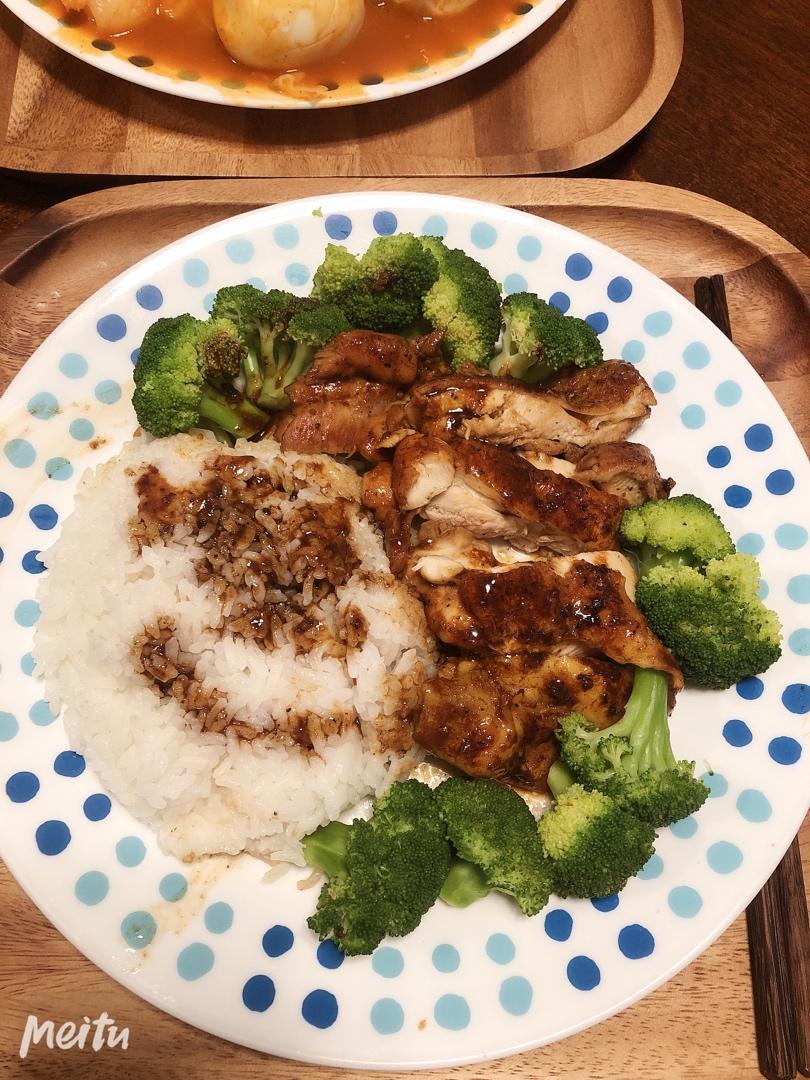 照烧鸡腿饭