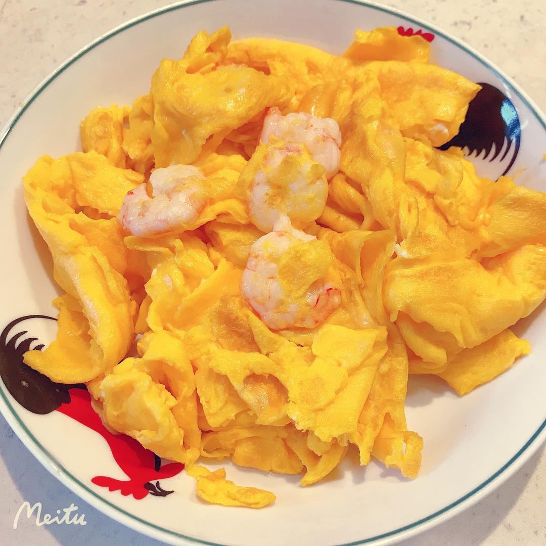 蝦仁炒滑蛋的做法