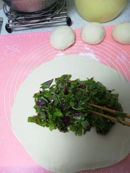 苋菜馍【苋菜卷饼】