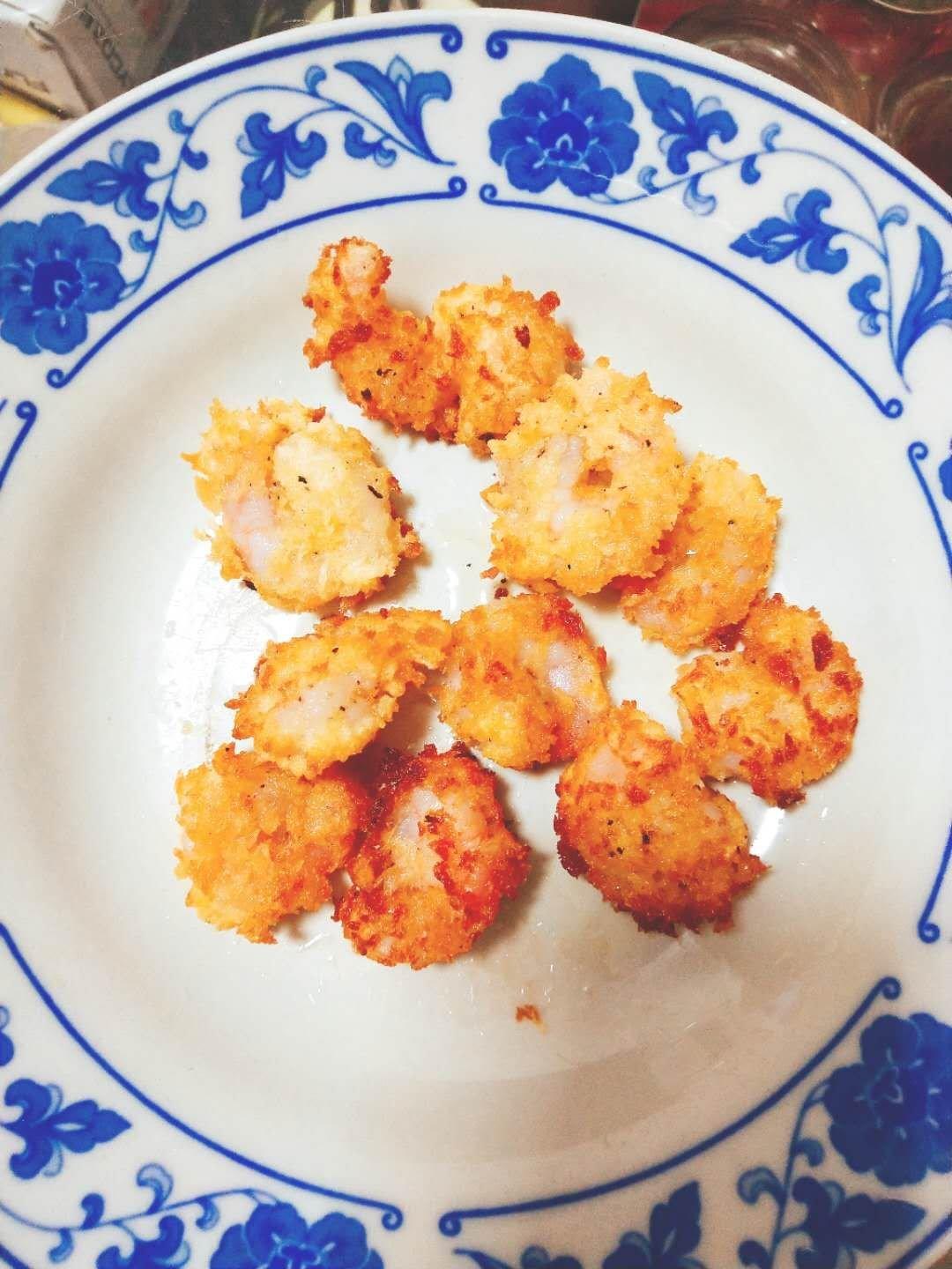 面包糠炸虾