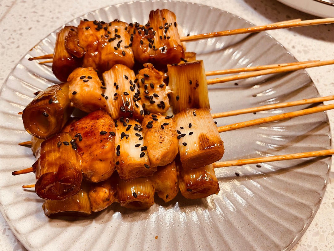 照烧大葱鸡肉肉串