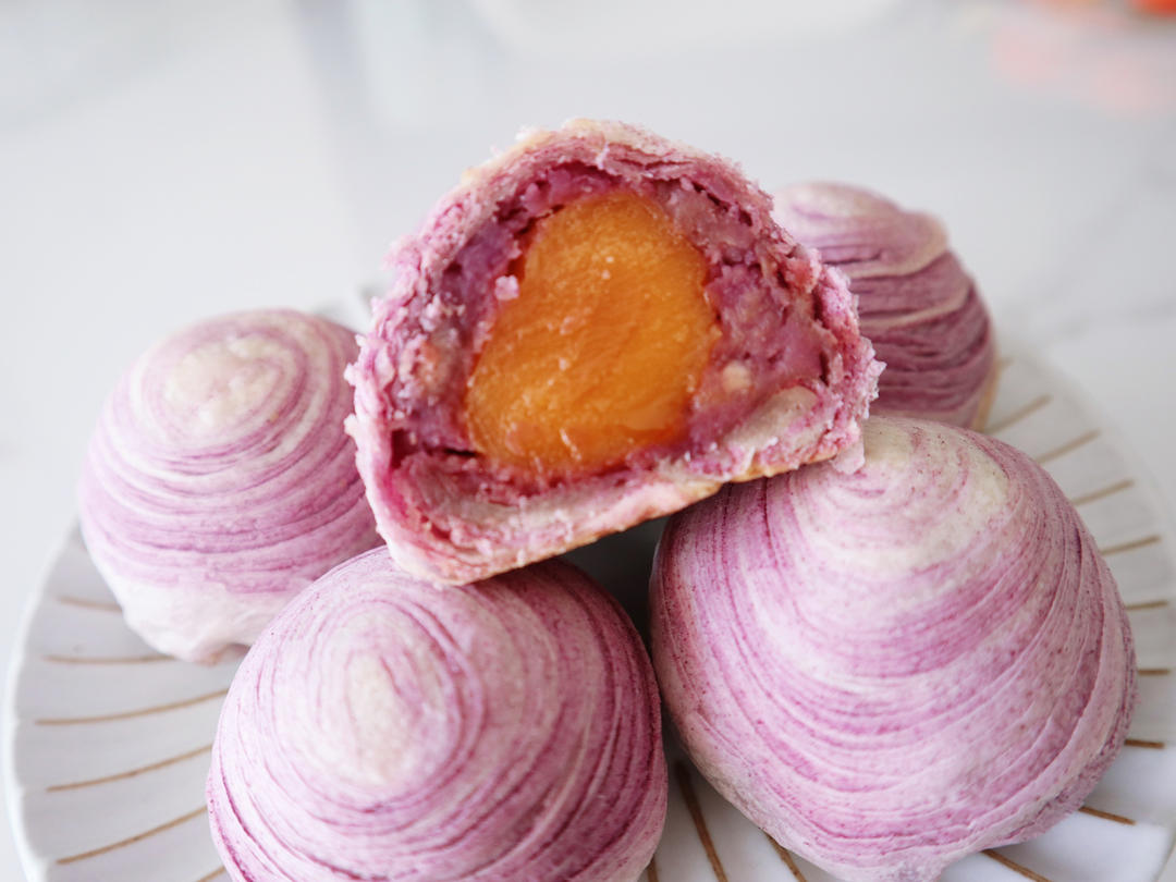 螺旋酥.蛋黄酥.-个人的技巧