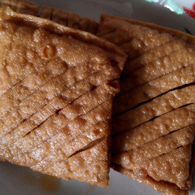 絮飞凉夜做的香卤兰花豆腐干