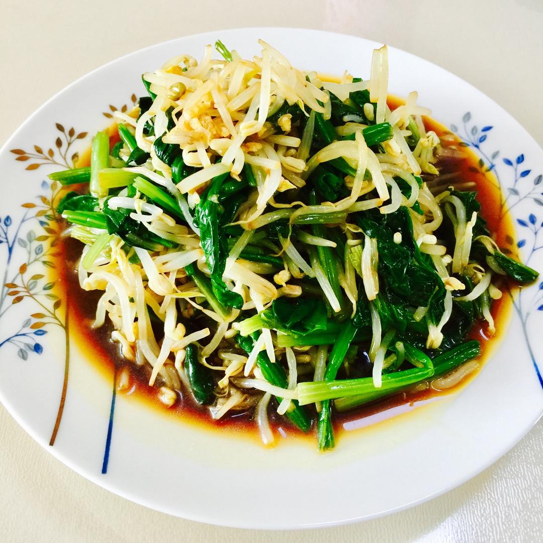 凉拌菠菜