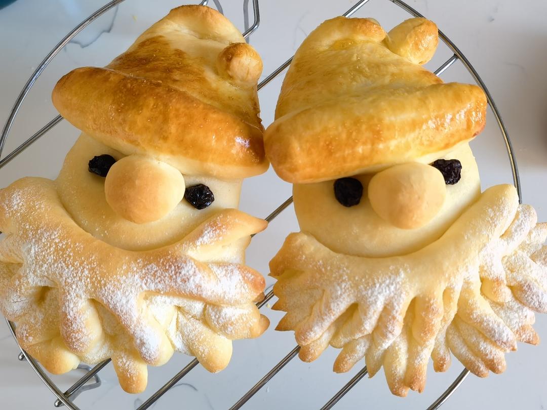 迷你圣诞老人面包