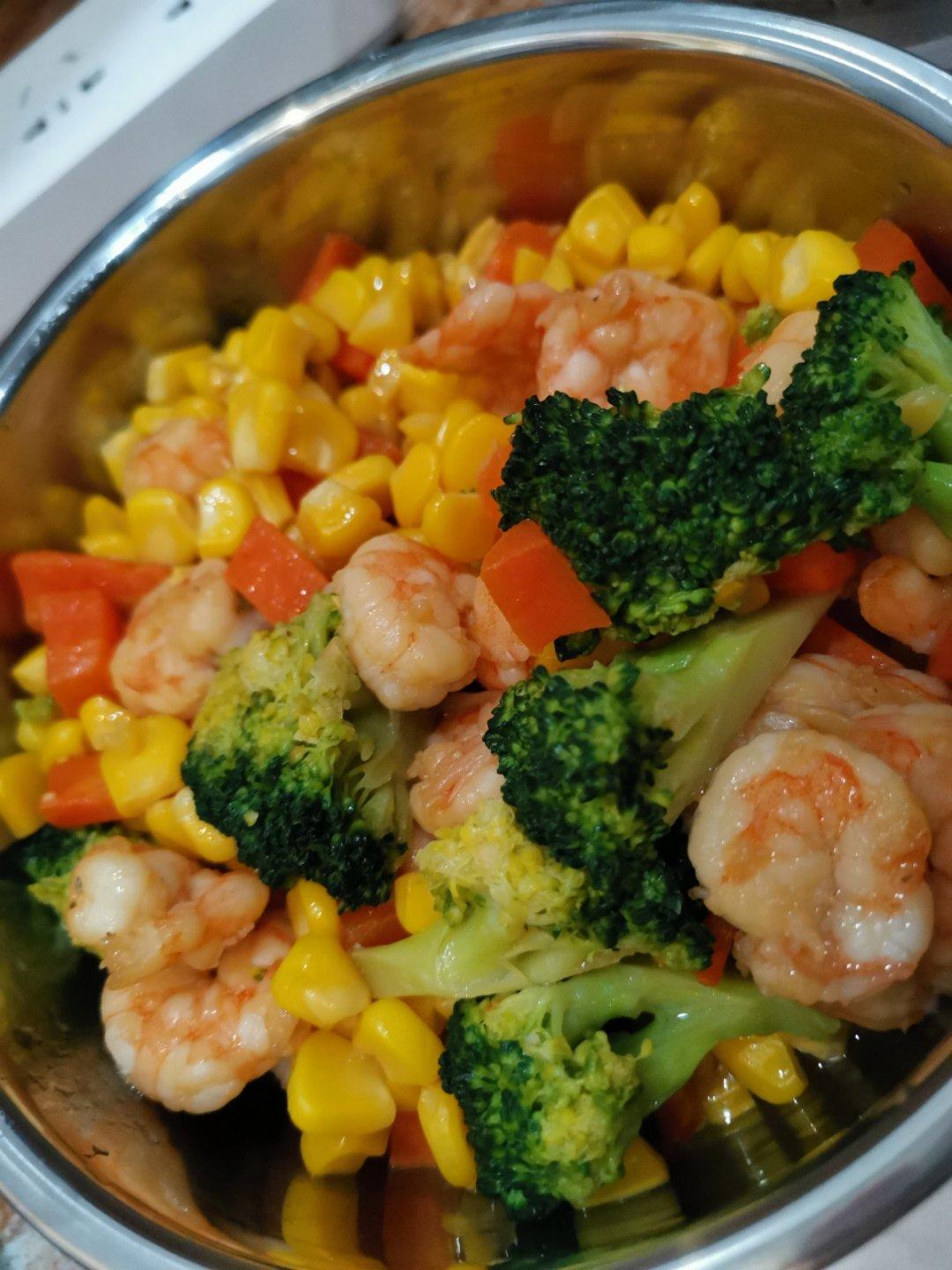 营养健康【三色炒虾仁】鲜香美味不打折!