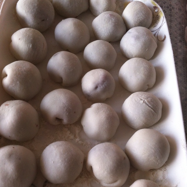 自制豆沙汤圆