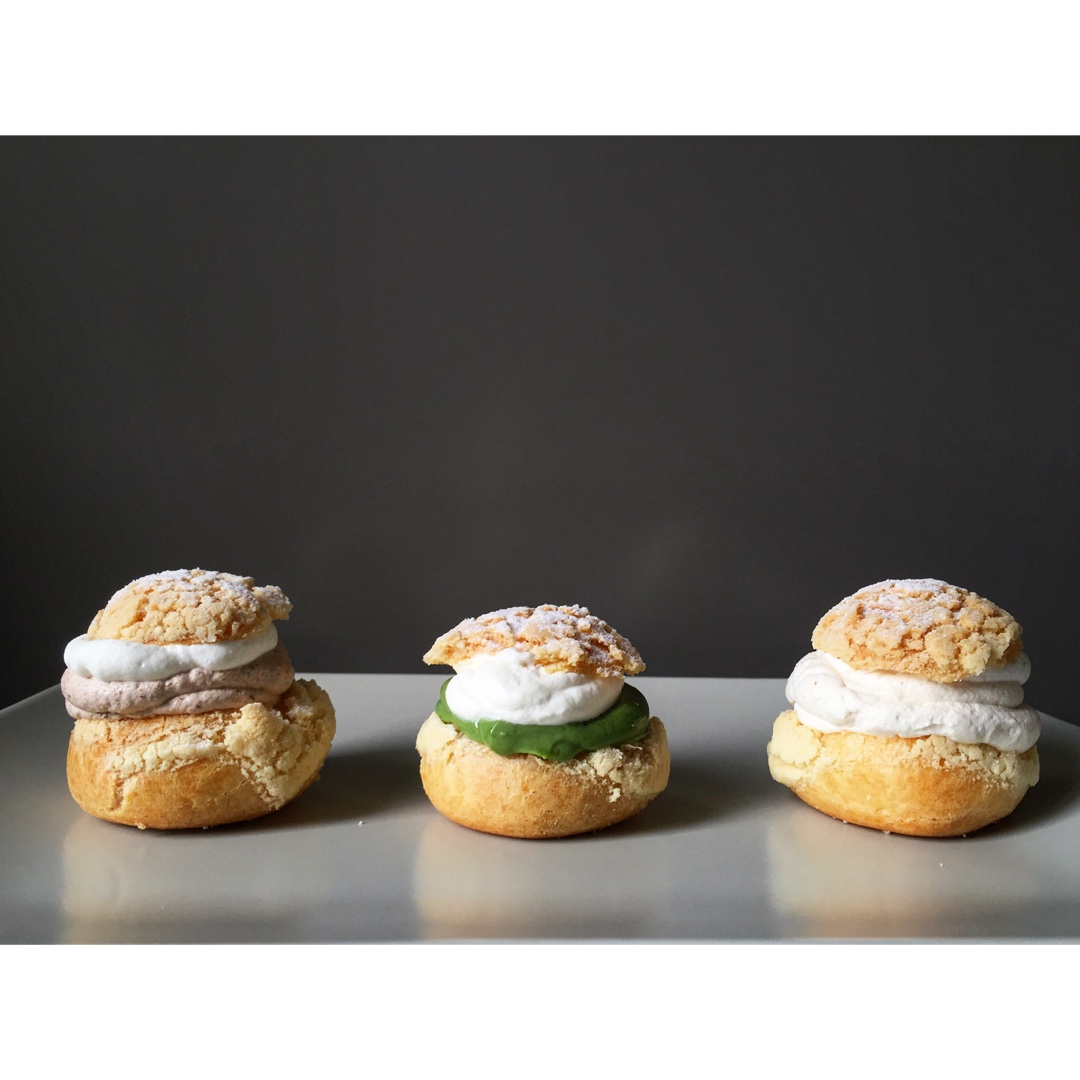 小嶋老师的酥皮泡芙（附卡仕达夹馅做法）