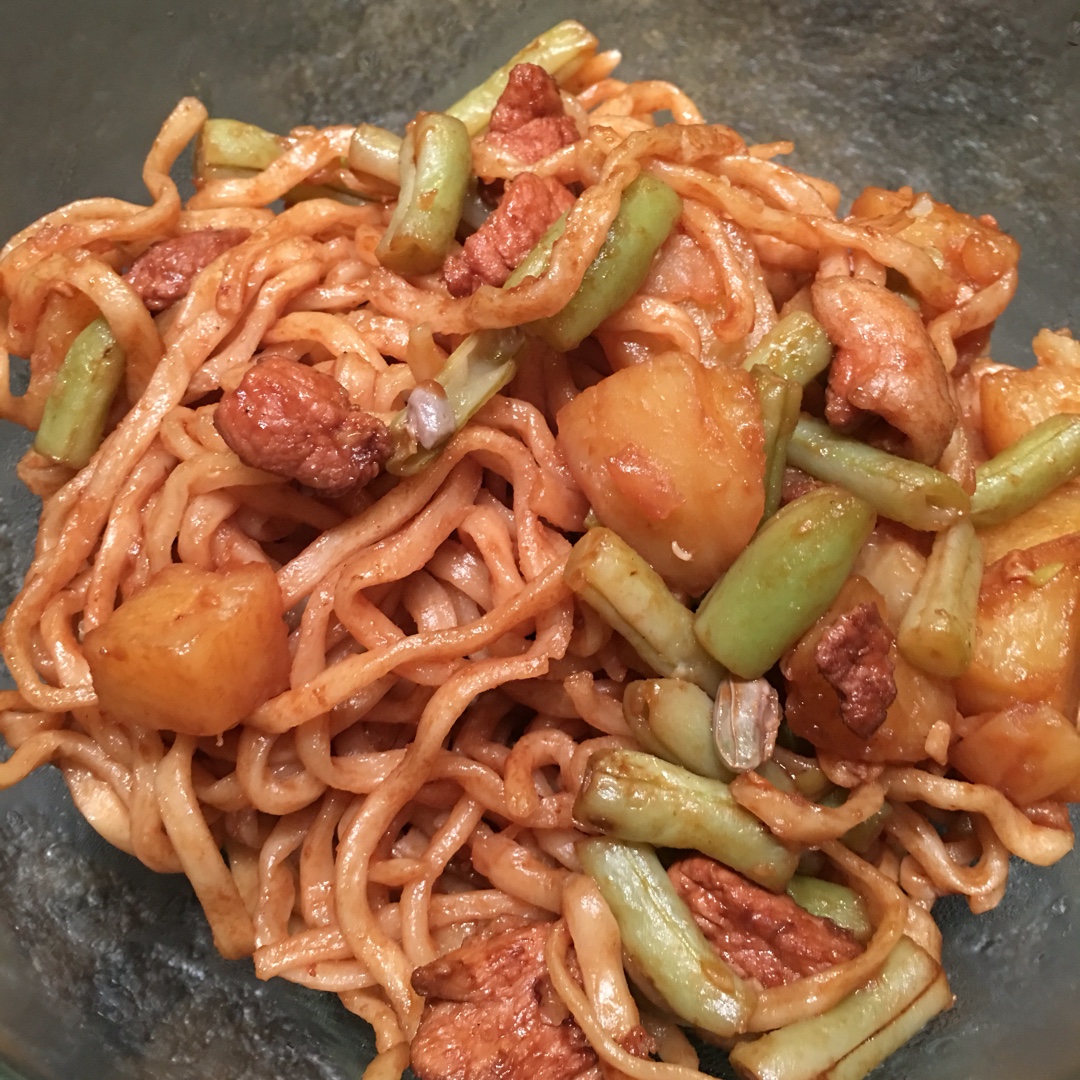 豆角焖面