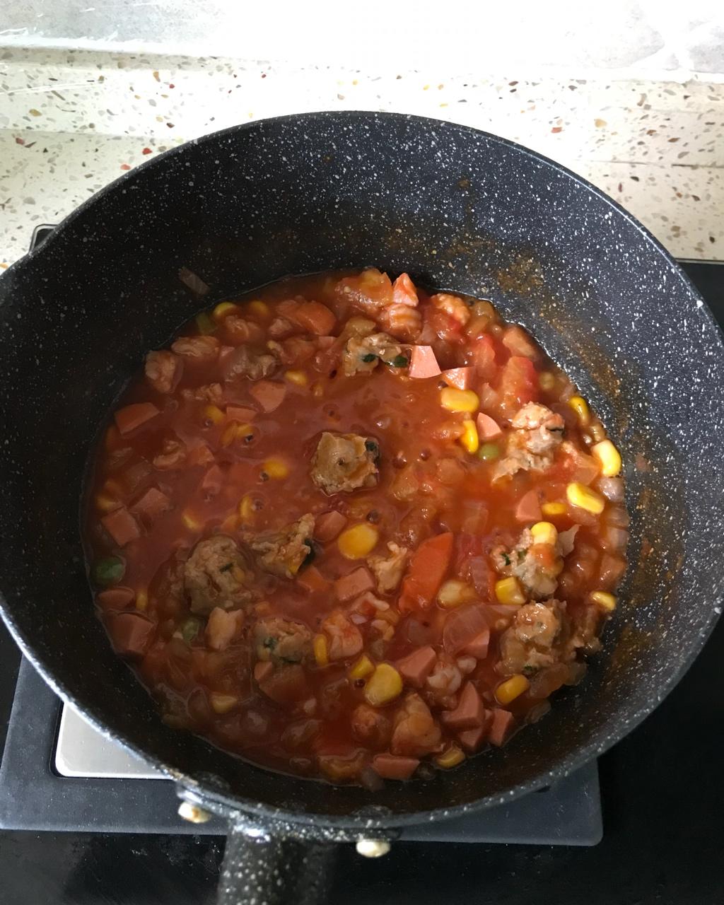 番茄鸡肉浓情焗饭【两人份】