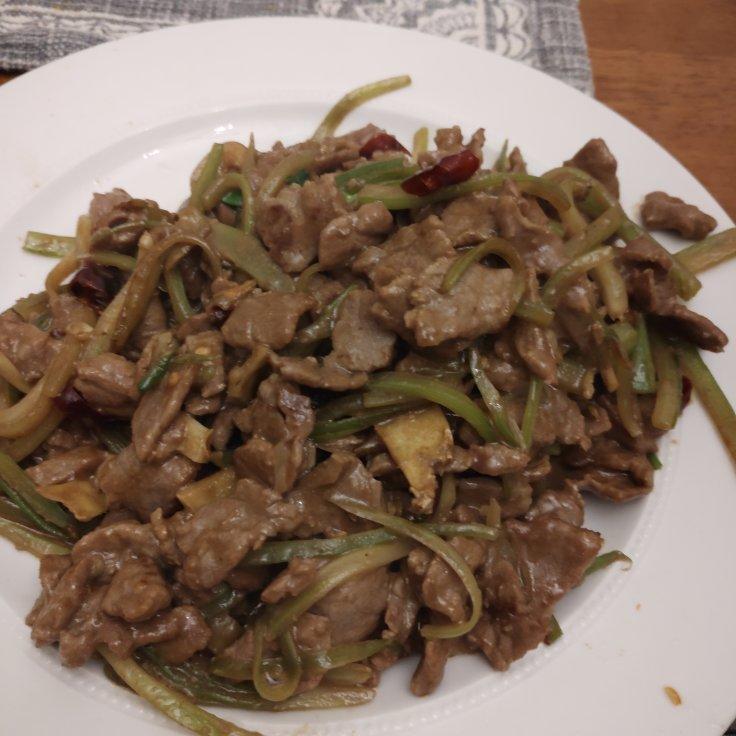 小炒黄牛肉（湘菜）