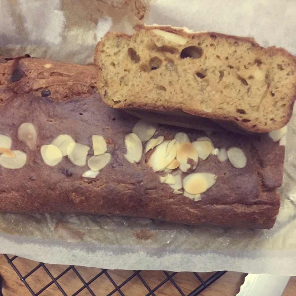 星巴克香蕉核桃蛋糕（Banana loaf）