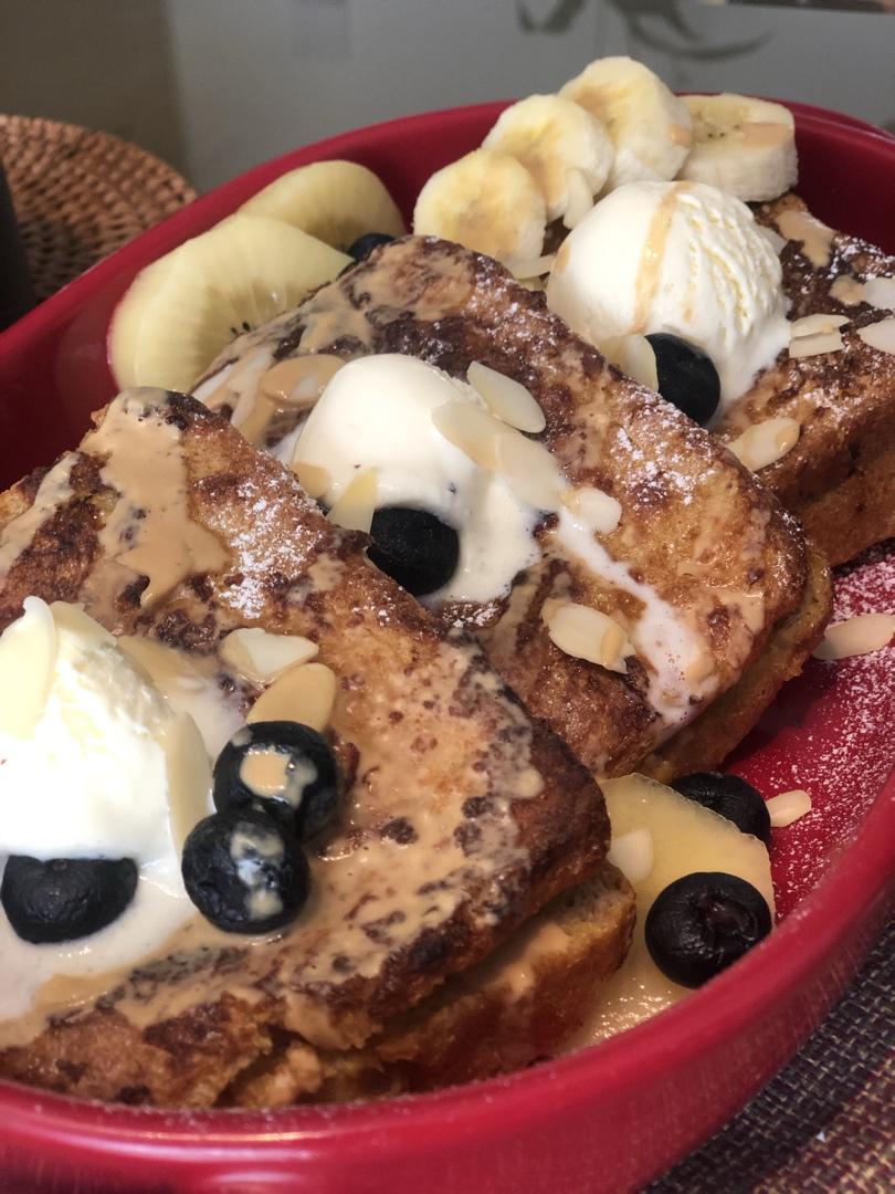 铸铁锅加厚版法式吐司- Baked French Toast