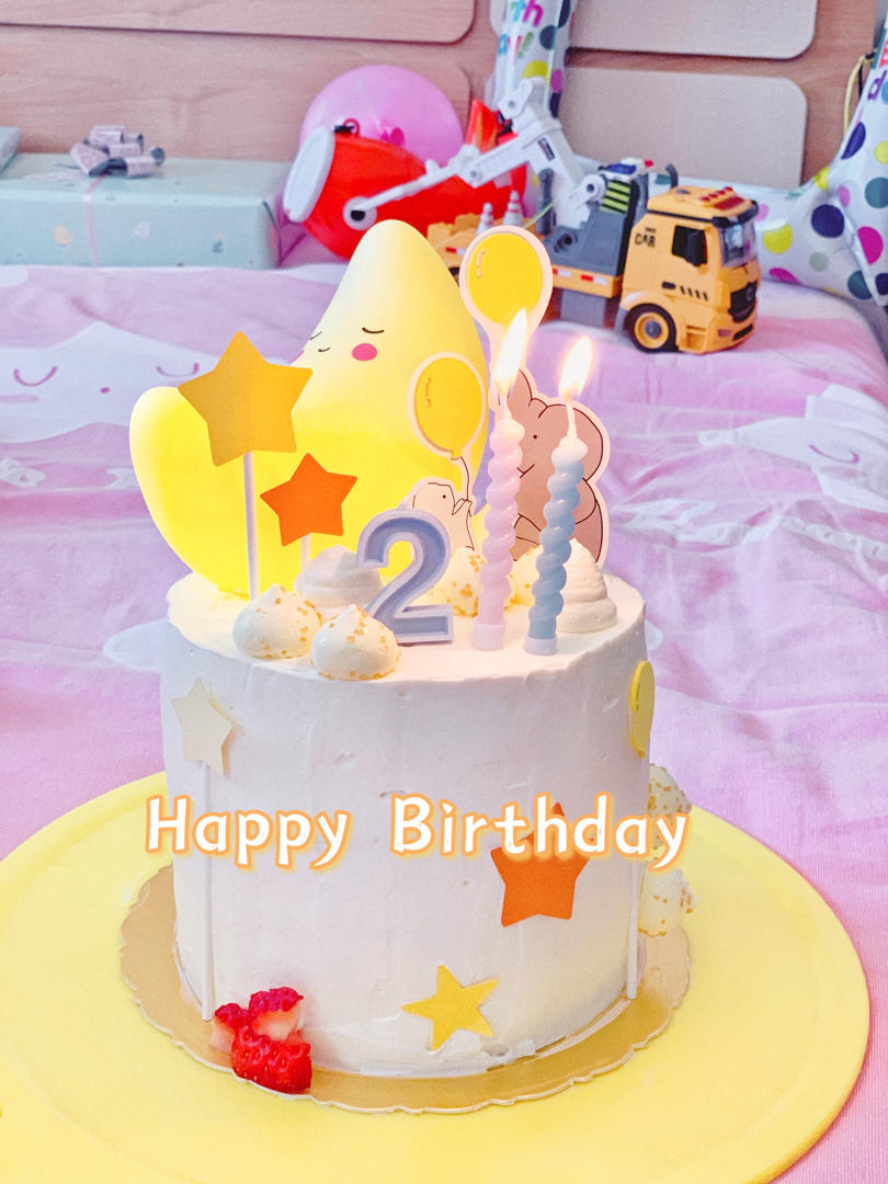 桃子生日蛋糕（拯救裱花小残手）