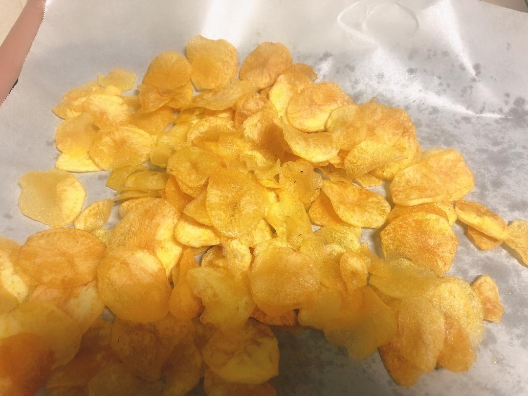 自制炸薯片，学会以后再也没买过薯片