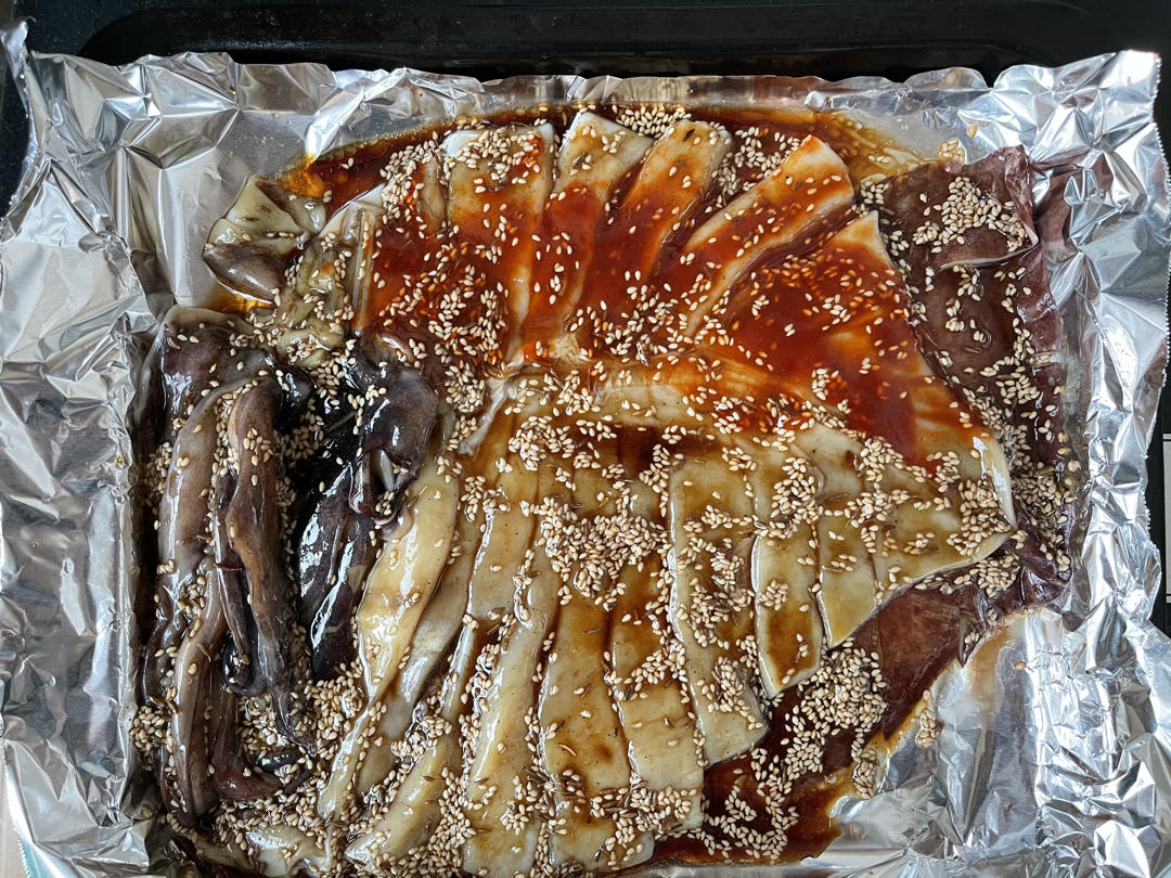 烤鱿鱼（烤箱版）秒杀铁板烧