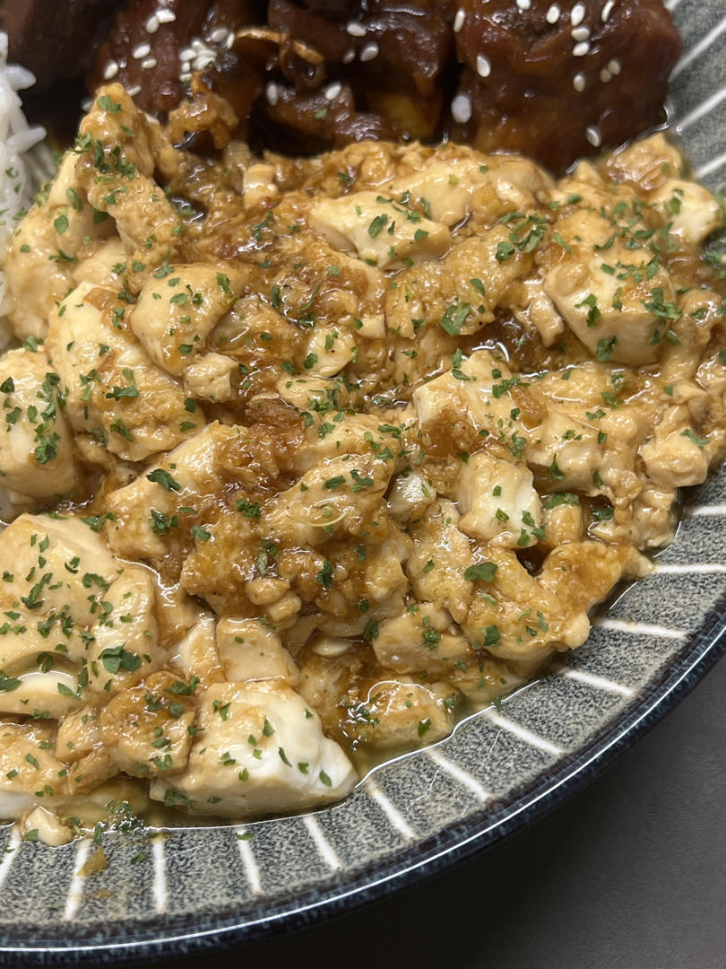 焖煎豆腐