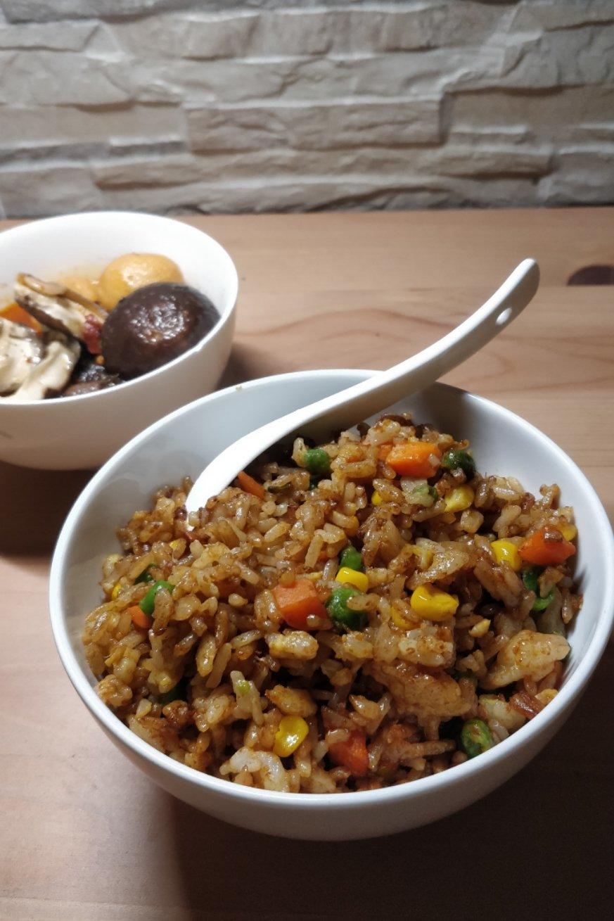 酱油素炒饭