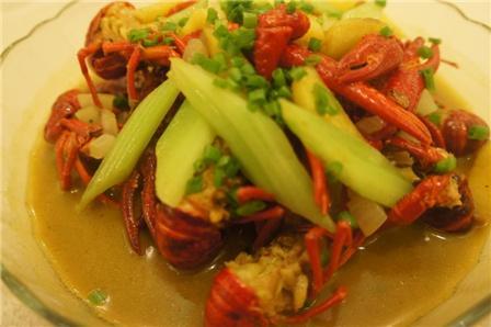 咖喱小龙虾的做法